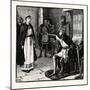 The Abbot of Arbroath before King Edward-null-Mounted Giclee Print