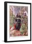 The Abbot of Saint Marie's Taken by Robin Hood, C.1920-Walter Crane-Framed Giclee Print