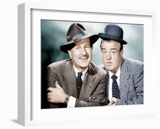 THE ABBOTT AND COSTELLO SHOW, from left: Bud Abbott, Lou Costello, 1952-53-null-Framed Photo