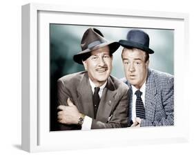 THE ABBOTT AND COSTELLO SHOW, from left: Bud Abbott, Lou Costello, 1952-53-null-Framed Photo