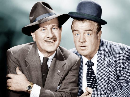 THE ABBOTT AND COSTELLO SHOW, from left: Bud Abbott, Lou Costello, 1952-53'  Photo | AllPosters.com