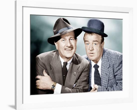 THE ABBOTT AND COSTELLO SHOW, from left: Bud Abbott, Lou Costello, 1952-53-null-Framed Photo