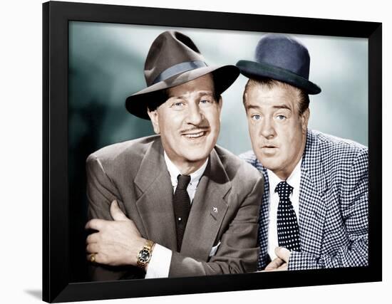 THE ABBOTT AND COSTELLO SHOW, from left: Bud Abbott, Lou Costello, 1952-53-null-Framed Photo