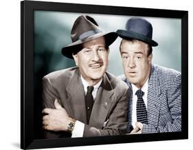 THE ABBOTT AND COSTELLO SHOW, from left: Bud Abbott, Lou Costello, 1952-53-null-Framed Photo