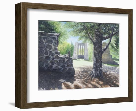 The Abby Ruins, Mackenzie King Estate-Kevin Dodds-Framed Giclee Print