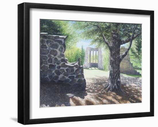 The Abby Ruins, Mackenzie King Estate-Kevin Dodds-Framed Giclee Print