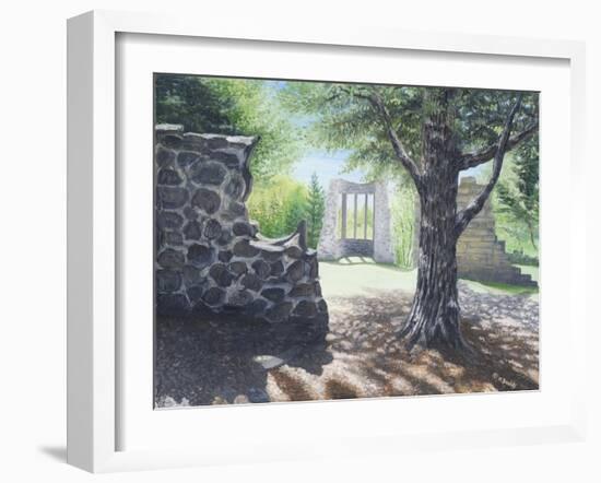 The Abby Ruins, Mackenzie King Estate-Kevin Dodds-Framed Giclee Print