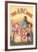 The ABC Cook Book, Children with Big Blocks-null-Framed Art Print