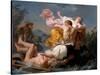 The Abduction of Deianeira by the Centaur Nessus-Louis-Jean-François Lagrenée-Stretched Canvas