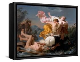 The Abduction of Deianeira by the Centaur Nessus-Louis-Jean-François Lagrenée-Framed Stretched Canvas