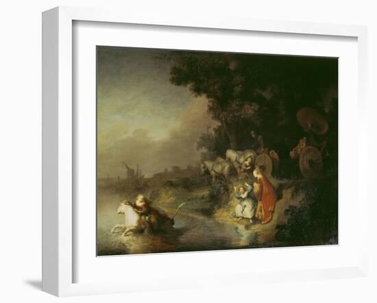 The Abduction of Europa, 1632-Rembrandt van Rijn-Framed Giclee Print