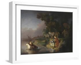 The Abduction of Europa, 1632-Rembrandt van Rijn-Framed Giclee Print