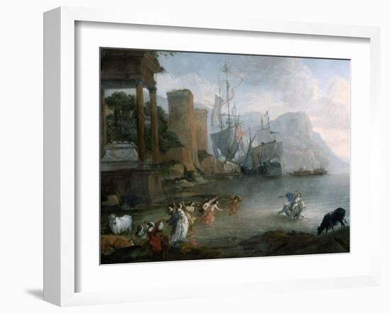 The Abduction of Europa, 17th Century-Hendrick van Minderhout-Framed Giclee Print