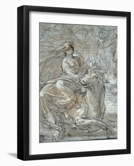 The Abduction of Europa-Prospero Fontana-Framed Giclee Print