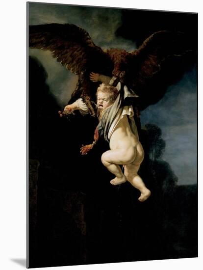 The Abduction of Ganymede, 1635-Rembrandt van Rijn-Mounted Giclee Print