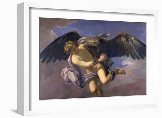 The Abduction of Ganymede by Jupiter Disguised as an Eagle-Antonio Domenico Gabbiani-Framed Giclee Print