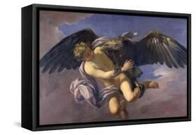 The Abduction of Ganymede by Jupiter Disguised as an Eagle-Antonio Domenico Gabbiani-Framed Stretched Canvas