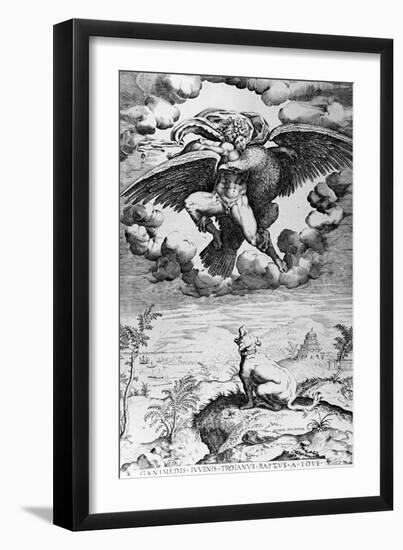 The Abduction of Ganymede-Michelangelo Buonarroti-Framed Premium Giclee Print