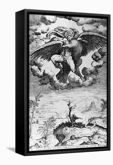 The Abduction of Ganymede-Michelangelo Buonarroti-Framed Stretched Canvas