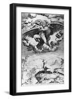 The Abduction of Ganymede-Michelangelo Buonarroti-Framed Giclee Print