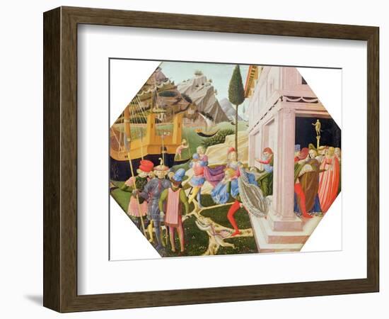 The Abduction of Helen, C.1450-5-Zanobi Di Benedetto Strozzi-Framed Giclee Print