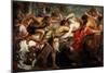 The Abduction of Hippodamia, or Lapiths and Centaurs, 1636-1638-Peter Paul Rubens-Mounted Giclee Print