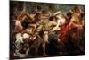 The Abduction of Hippodamia, or Lapiths and Centaurs, 1636-1638-Peter Paul Rubens-Mounted Giclee Print