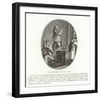 The Abduction of Pope Pius VII, Rome, 6 July 1809-null-Framed Giclee Print