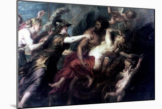 The Abduction of Proserpina, 1632-Peter Paul Rubens-Mounted Giclee Print