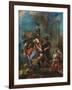 The Abduction of Rebecca, 1846-Eugene Delacroix-Framed Giclee Print