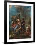 The Abduction of Rebecca, 1846-Eugene Delacroix-Framed Giclee Print