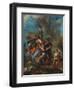 The Abduction of Rebecca, 1846-Eugene Delacroix-Framed Giclee Print