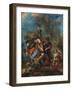 The Abduction of Rebecca, 1846-Eugene Delacroix-Framed Giclee Print