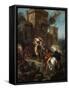 The Abduction of Rebecca, 1858-Eugene Delacroix-Framed Stretched Canvas