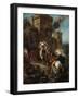 The Abduction of Rebecca, 1858-Eugene Delacroix-Framed Giclee Print