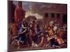 The Abduction of the Sabine Women, c.1633-34-Nicolas Poussin-Mounted Giclee Print
