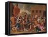 'The Abduction of the Sabine Women', c1633-Nicolas Poussin-Framed Stretched Canvas