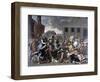 The Abduction of the Sabine Women-Nicolas Poussin-Framed Giclee Print