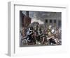 The Abduction of the Sabine Women-Nicolas Poussin-Framed Giclee Print