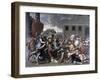 The Abduction of the Sabine Women-Nicolas Poussin-Framed Giclee Print