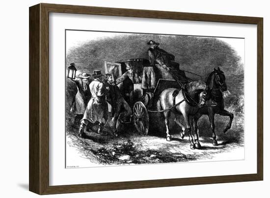 The Abduction of William Morgan, New York, USA, 1826-Hooper-Framed Giclee Print