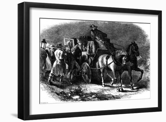 The Abduction of William Morgan, New York, USA, 1826-Hooper-Framed Giclee Print