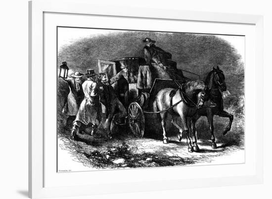 The Abduction of William Morgan, New York, USA, 1826-Hooper-Framed Giclee Print