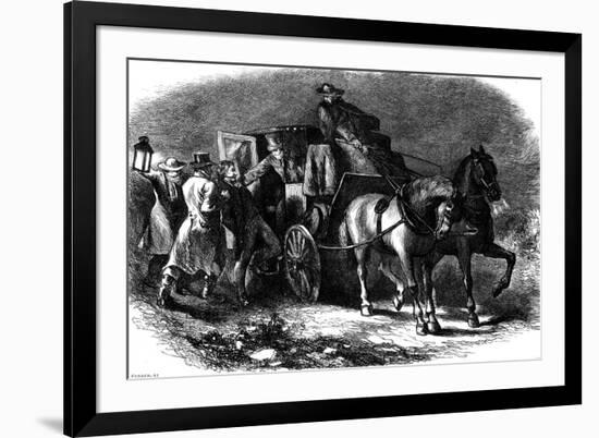 The Abduction of William Morgan, New York, USA, 1826-Hooper-Framed Giclee Print