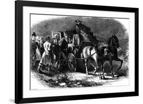 The Abduction of William Morgan, New York, USA, 1826-Hooper-Framed Giclee Print