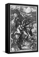 The Abduction on the Unicorn, 1516-Albrecht Durer-Framed Stretched Canvas