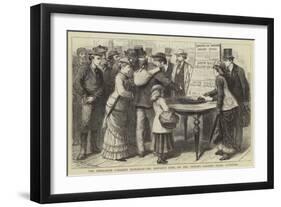 The Abercarne Colliery Explosion, Mr Simpson's Bowl on the Prince's Landing Stage, Liverpool-Godefroy Durand-Framed Giclee Print