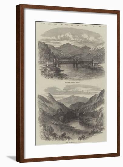 The Aberfeldy Branch of the Highland Railway-null-Framed Giclee Print