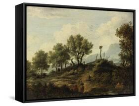 The Aberuchills (The Loch Aber Hills), 1824-Patrick Nasmyth-Framed Stretched Canvas