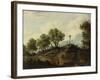 The Aberuchills (The Loch Aber Hills), 1824-Patrick Nasmyth-Framed Giclee Print